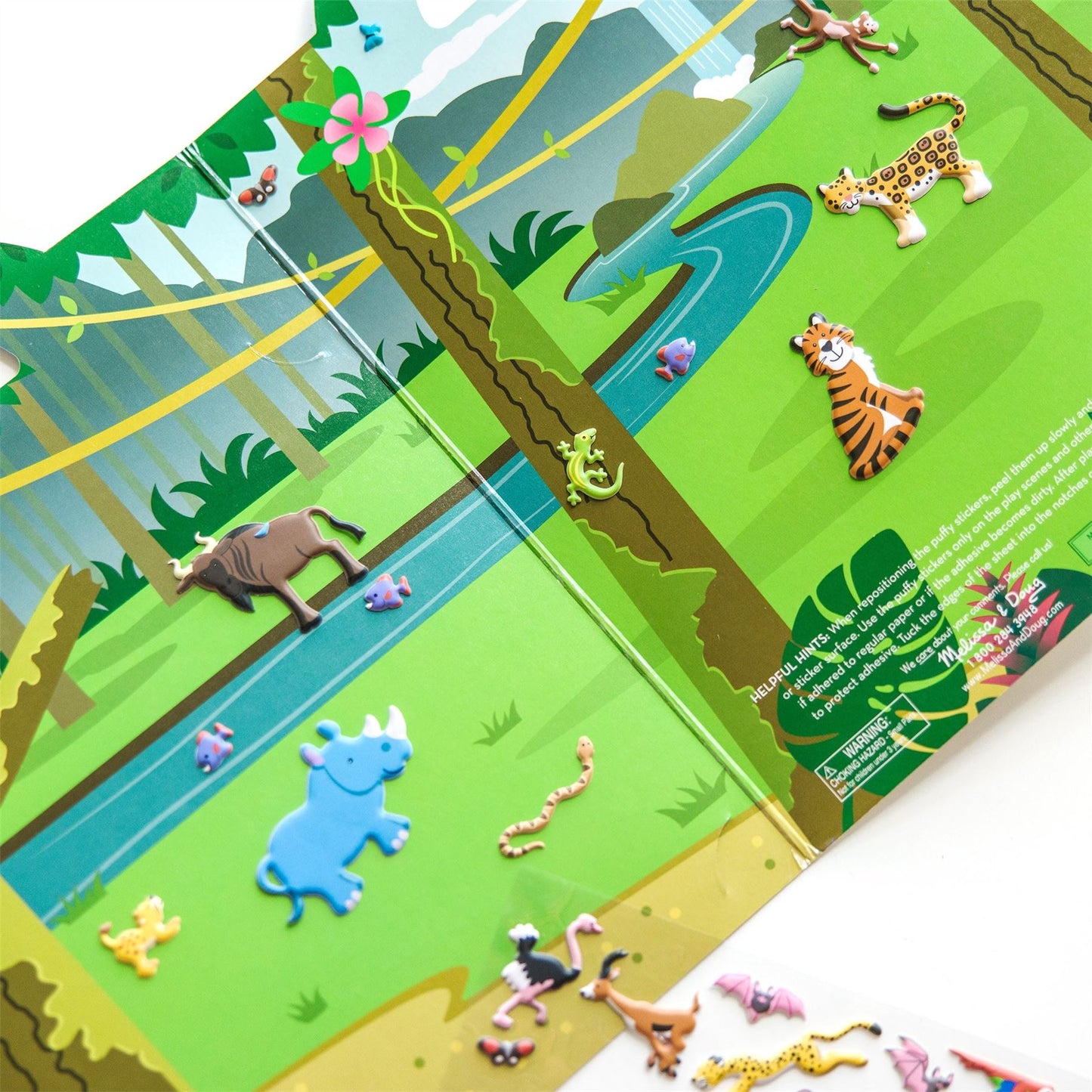 Puffy Sticker Play Set - Safari 45012 (Melissa & Doug)
