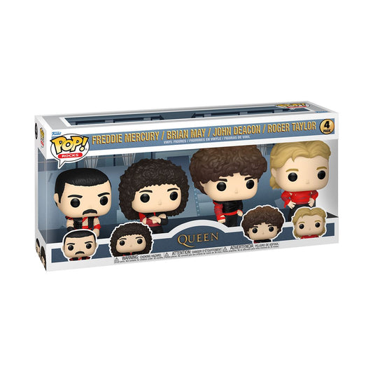 Funko Pop! Rocks: Queen Radio Gaga 4-Pack Vinyl Figure Set