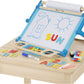 Magnetic Tabletop Easel 96085 Melissa & Doug Deluxe Double-Sided Easel with Dry-Erase Board, Chalkboard & Art Supply Storage (SIOC)