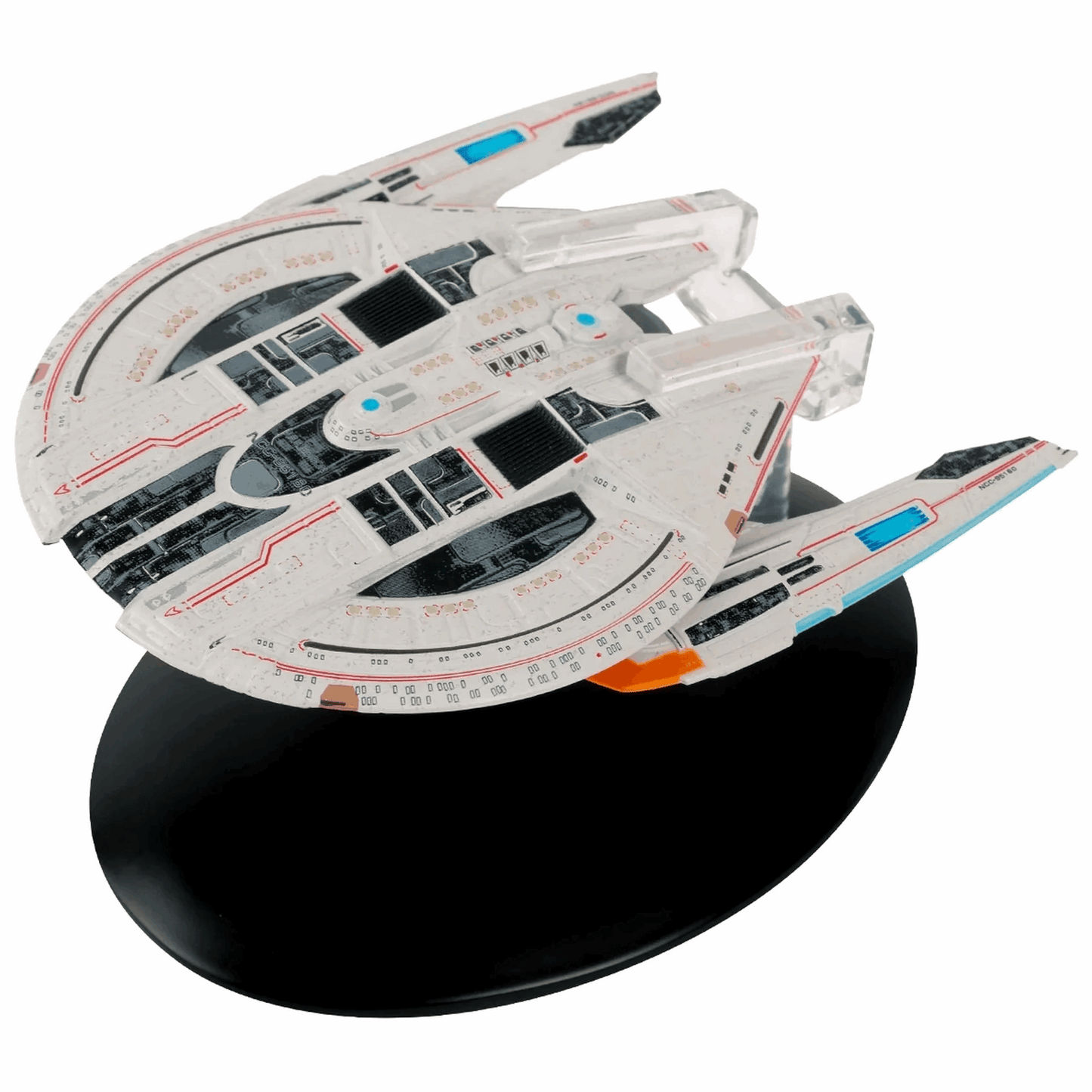 #17 U.S.S. Edison NCC-95160 Federation Temporal Warship Model Diecast Ship STO (Eaglemoss / Star Trek)