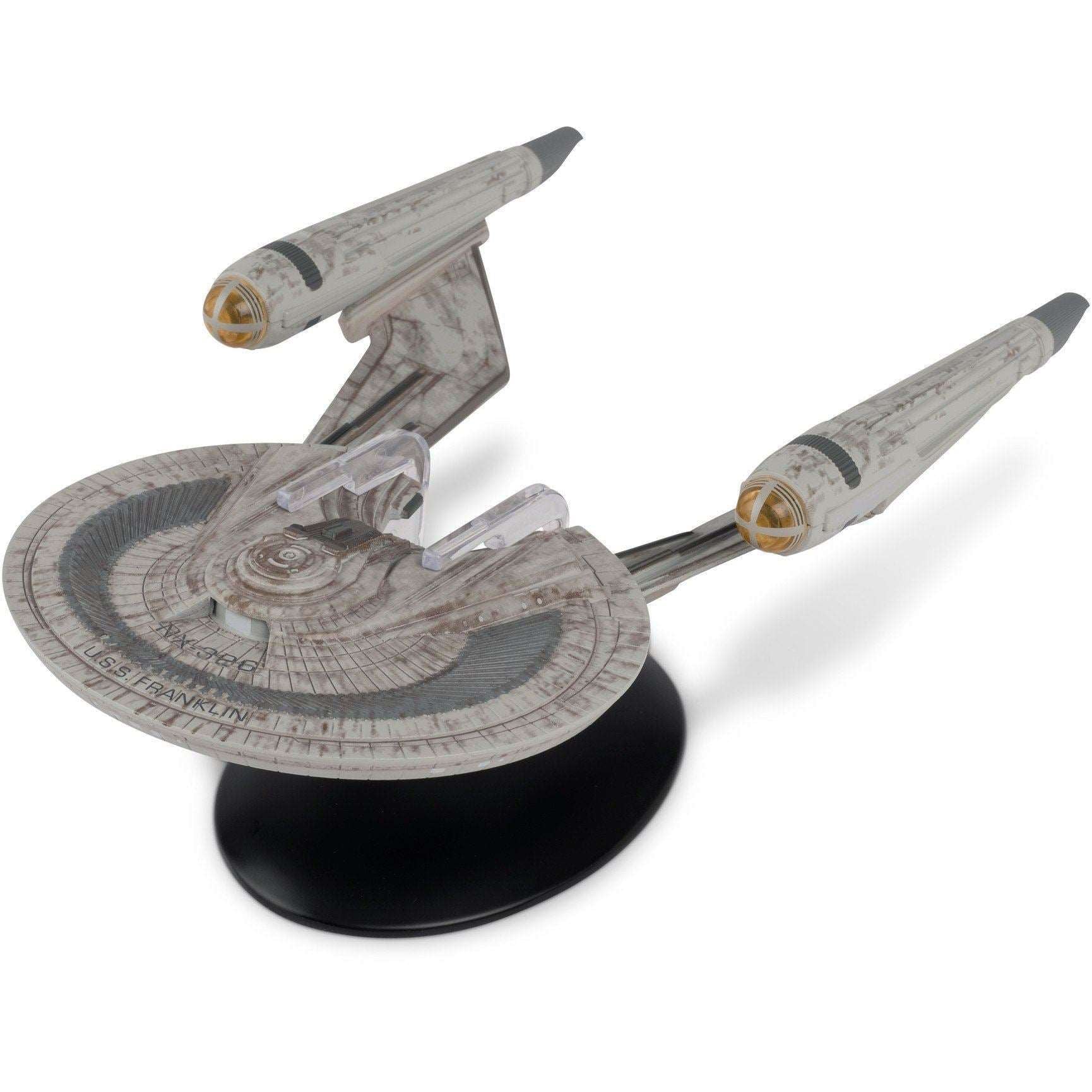 #08 U.S.S. Franklin NX-326 Model Die Cast Ship Eaglemoss Star Trek