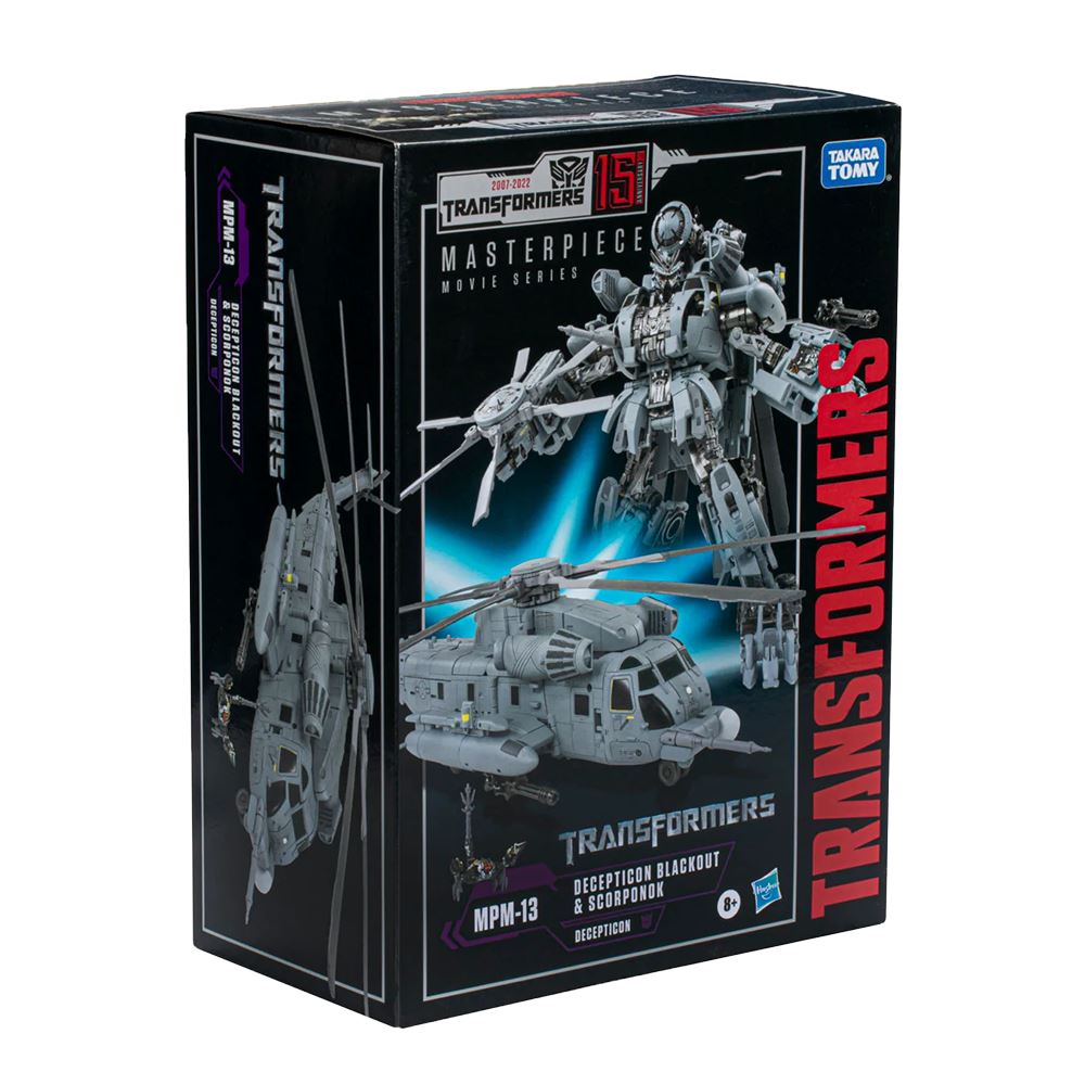 Decepticon Blackout and Scorponok Transformers Masterpiece Movie Series MPM-13