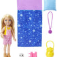BARBIE Doll Figure With Owl and Accessories 'It Takes Two' Chelsea Camping (HDF77)
