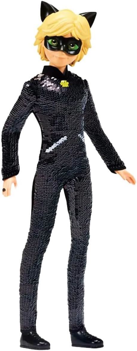 Adrien & Cat Noir P50195 Fashion Flip 26cm 10" Doll (ZAG Heroez: Miraculous)