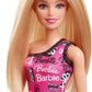 Barbie Fashion Doll with Straight Blonde Hair Pink Dress & Shoes HRH07