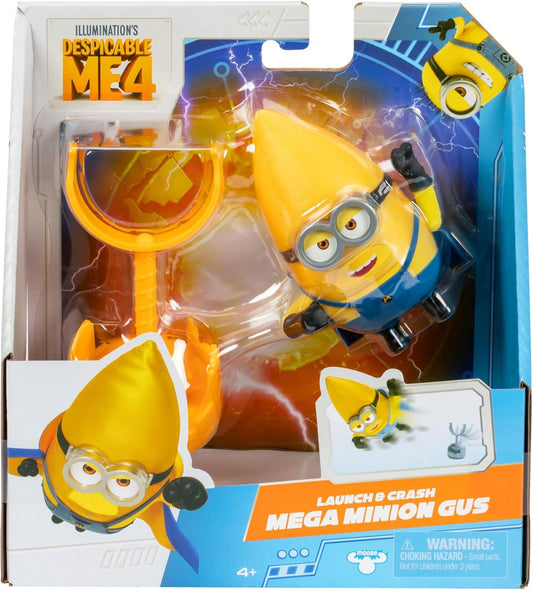 Launch & Crash MEGA MINION GUS 59278 Action Figure (Despicable Me 4)