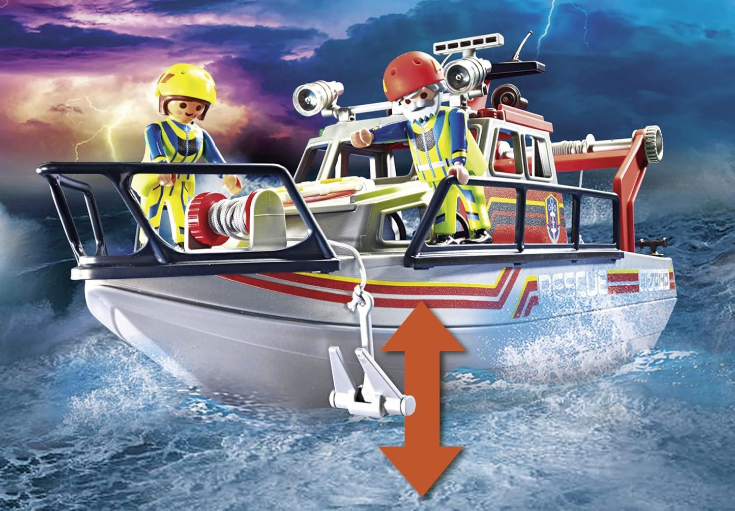 Fire Rescue with Personal Watercraft 70140 City Action Playset (Playmobil)