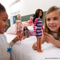 BARBIE Fashionistas Doll #147 - Long Brunette Hair Striped Dress (GYB02/GHW61)