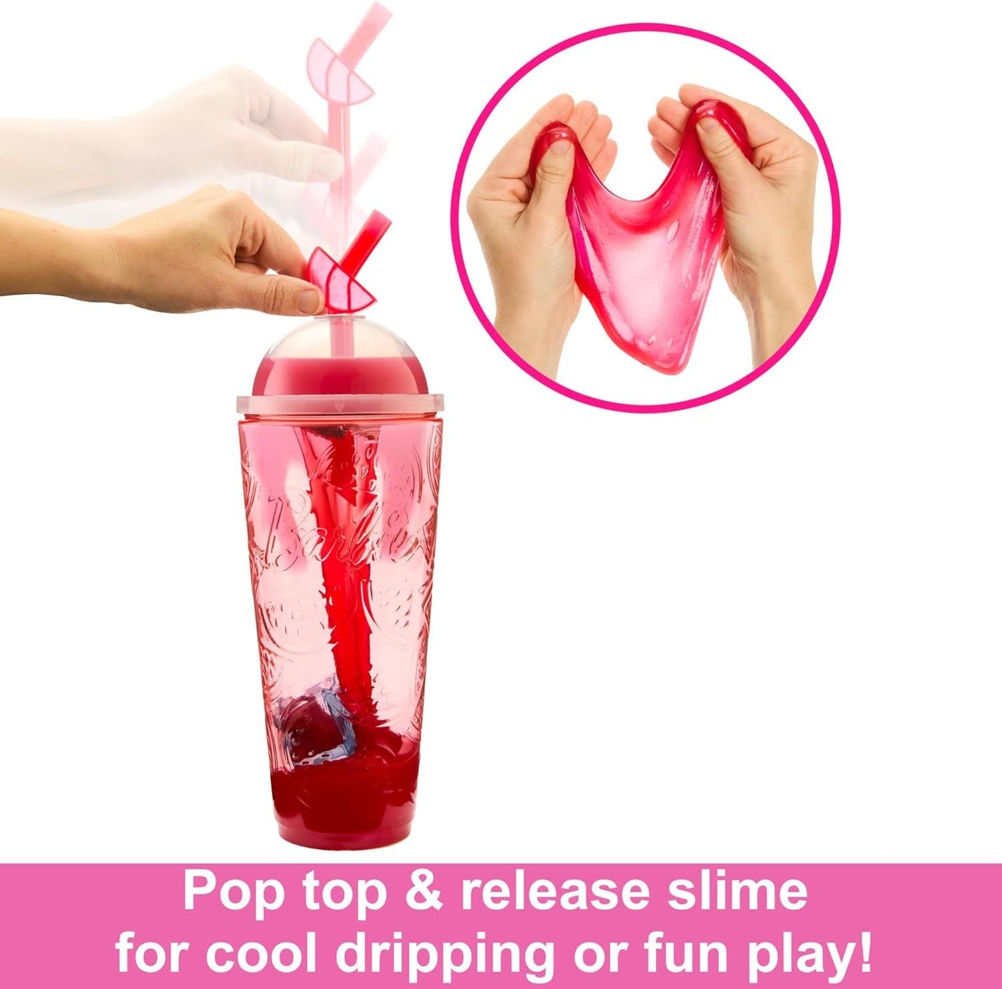 Barbie Pop Reveal Fruit Series Watermelon Crush Doll 8 Surprises HRW43