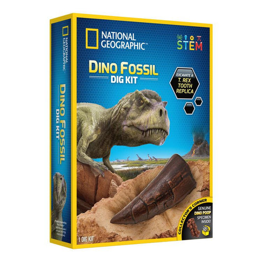 Dino Fossil Dig Kit 38877 STEM Toy (National Geographic)
