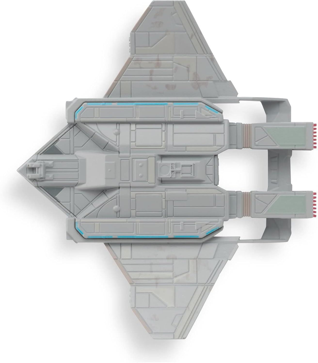 #21 / #68 Federation Attack Fighter Diecast Model Ship Window Boxed (Star Trek / Eaglemoss)