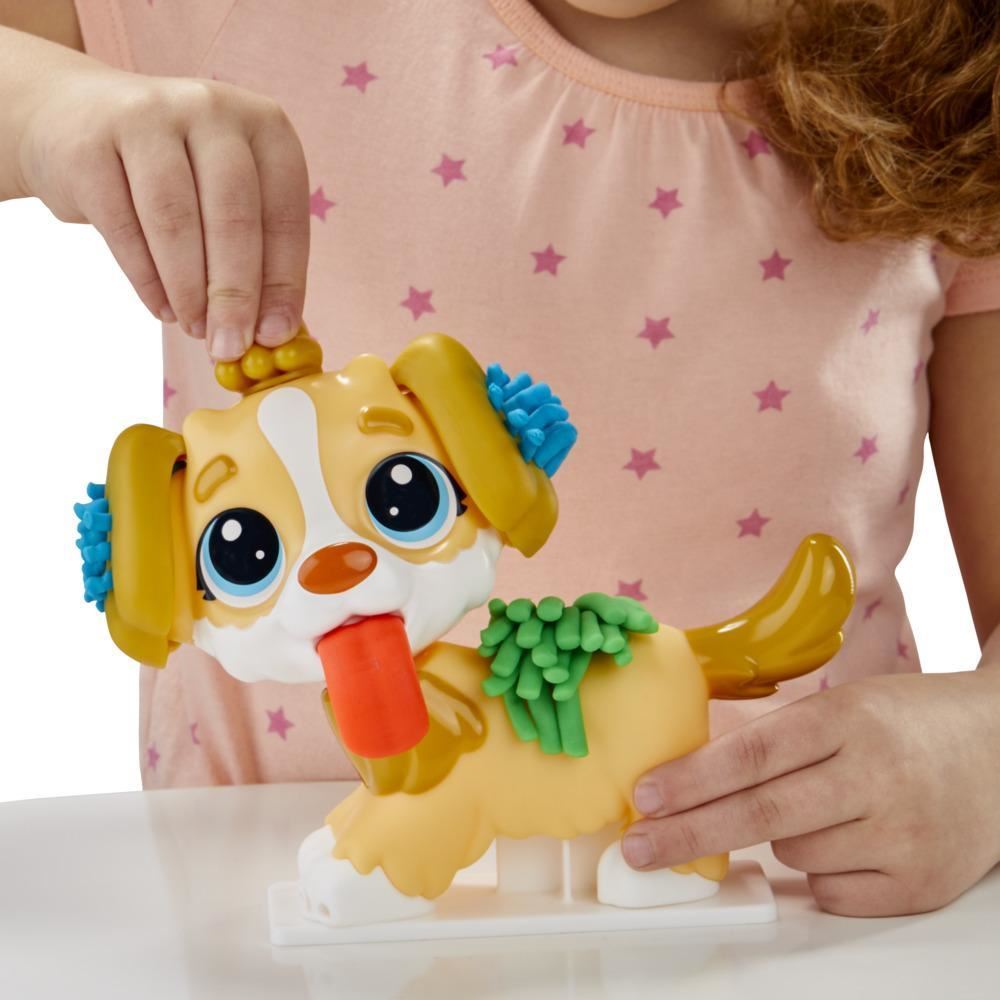 Play-Doh Care ’n Carry Vet Playset F3639 – Pet Carrier Clinic Kit with Toy Dog, 10 Vet-Tools & 5 Dough Colours (Age 3+)