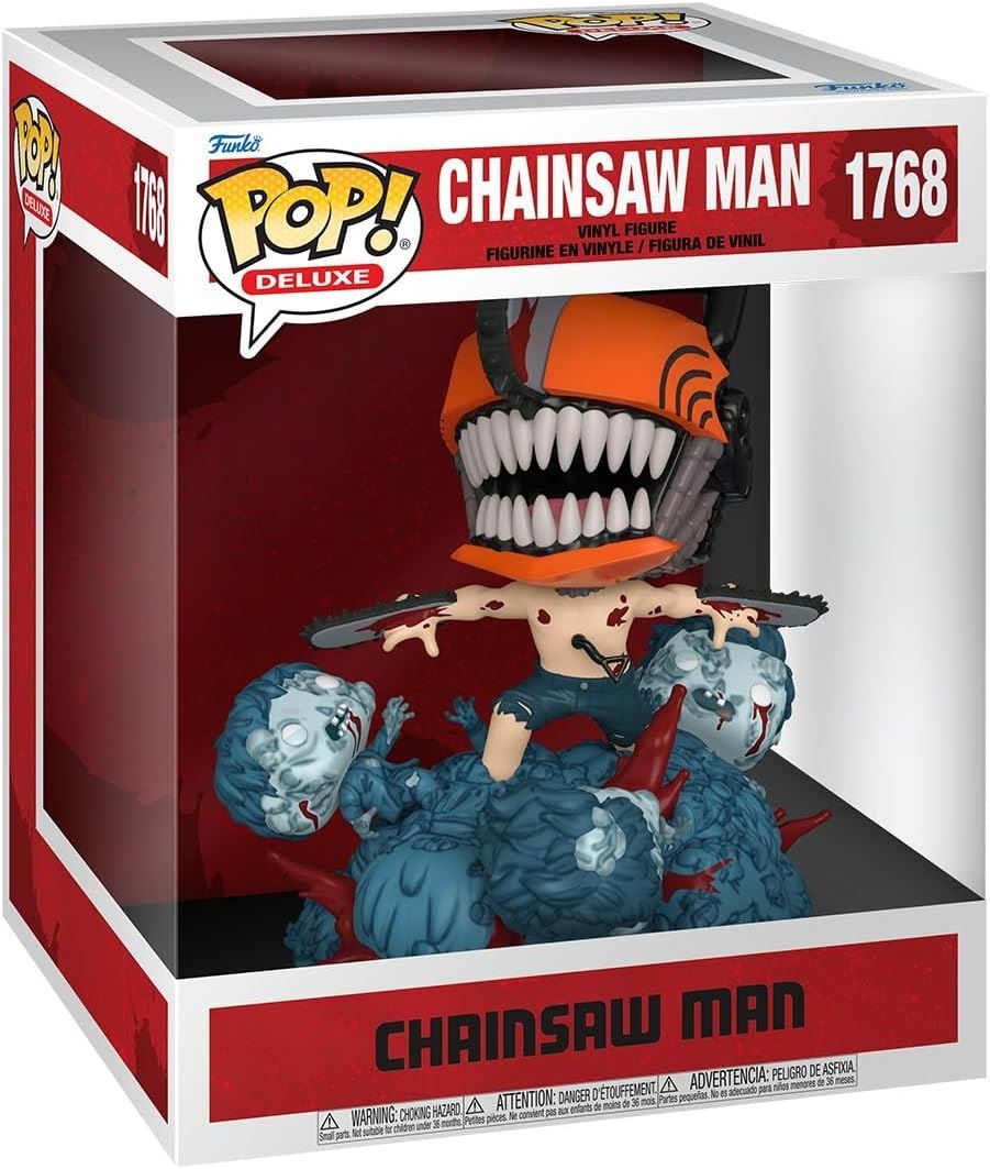 Chainsaw Man #1768 Pop! Deluxe Vinyl Figure 83632 – Chainsaw Man Funko Collectible 3.75″ Anime Figure with Display Base