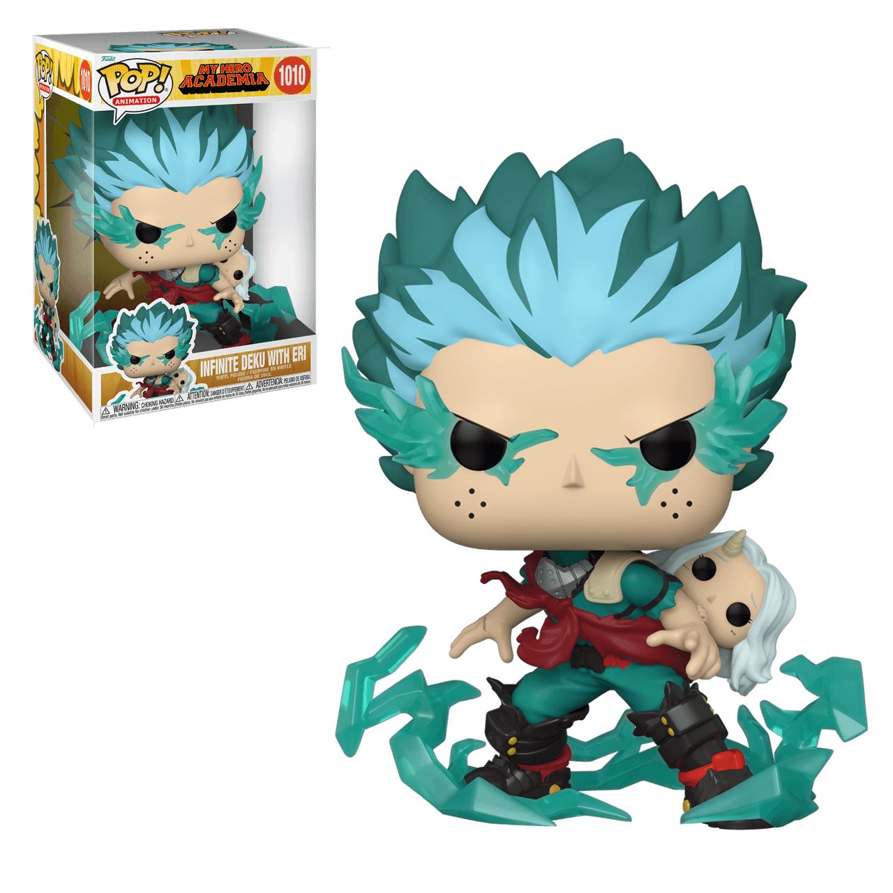 Infinite Deku with Eri #1010 10″ Pop! Animation Vinyl Figure – My Hero Academia Funko Jumbo Collectible Large Anime Figure