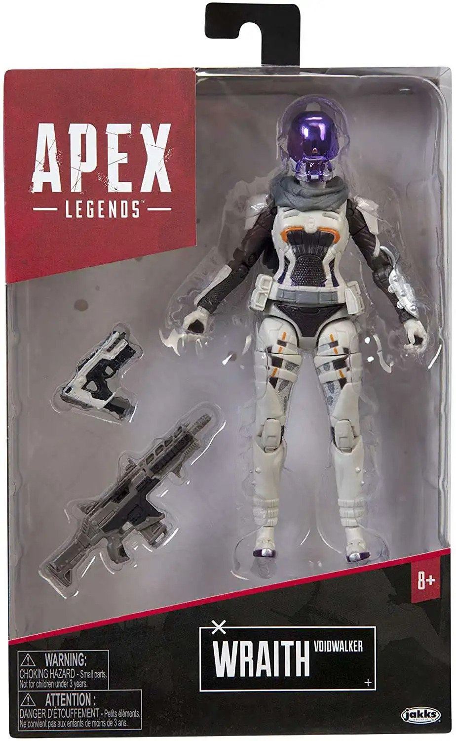 Apex Legends Wraith Voidwalker 6" Action Figure Fully Posable Pistol Gun 40718