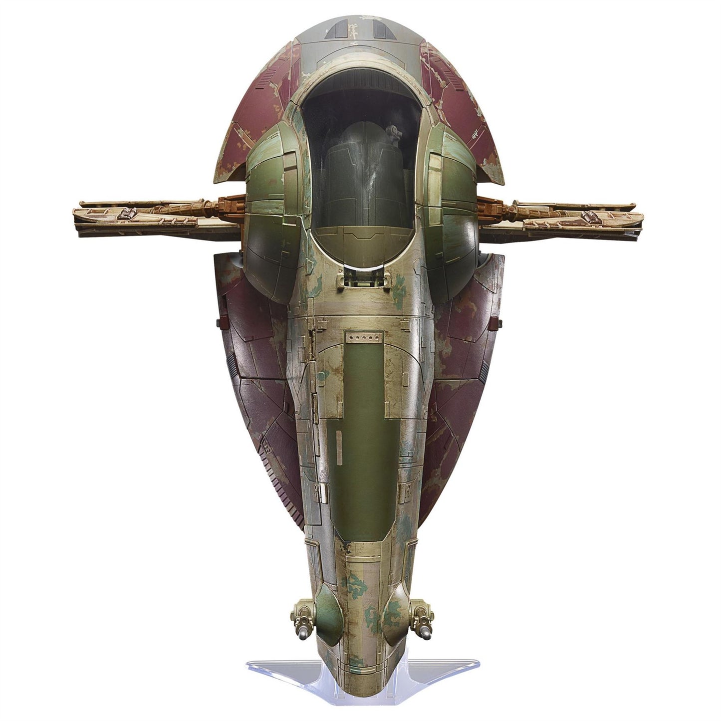 Boba Fett’s Starship 3.75″ Scale Vehicle F5862 – Star Wars The Vintage Collection (The Book of Boba Fett) | Kenner-Style Hasbro Ship with Accessories