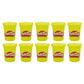 PLAY-DOH Bulk 12-Pack of Yellow Non-Toxic Modelling Compound 4-Ounce Cans E4829