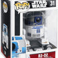 R2-D2 #31 Pop! Vinyl Bobble-Head Figure FK3269 – Star Wars Funko Collectible 3.75″ Droid Figure