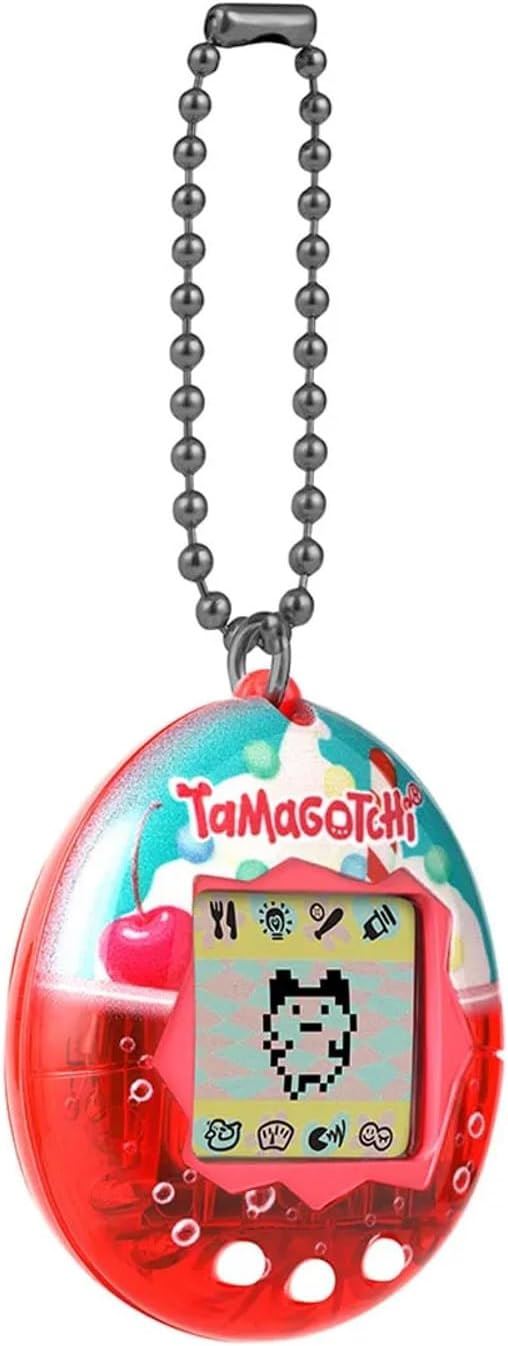 ICE CREAM FLOAT (Gen 2) | Retro 1997 Virtual Pet with Chain & Mini-Game (BANDAI Original Tamagotchi)