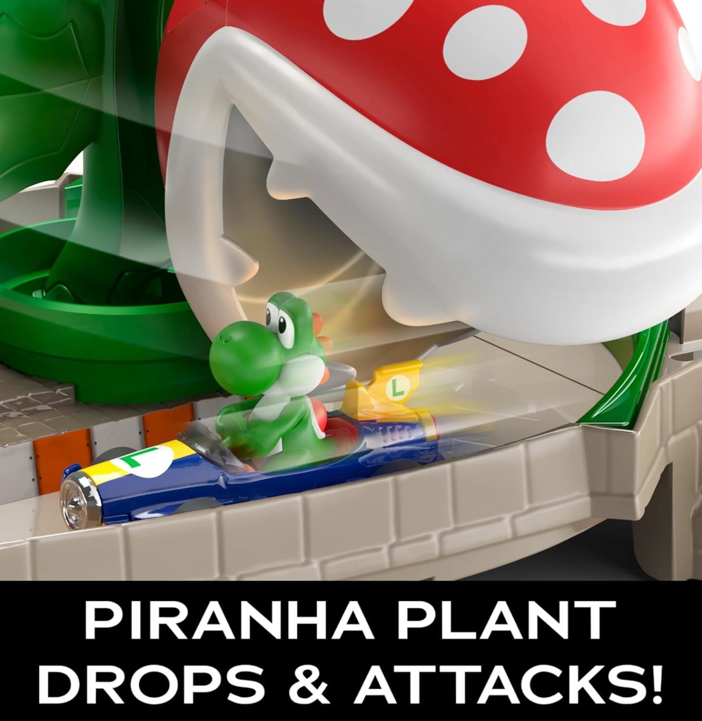 Piranha Plant Slide Track Set MARIO KART GFY47 (Hot Wheels)