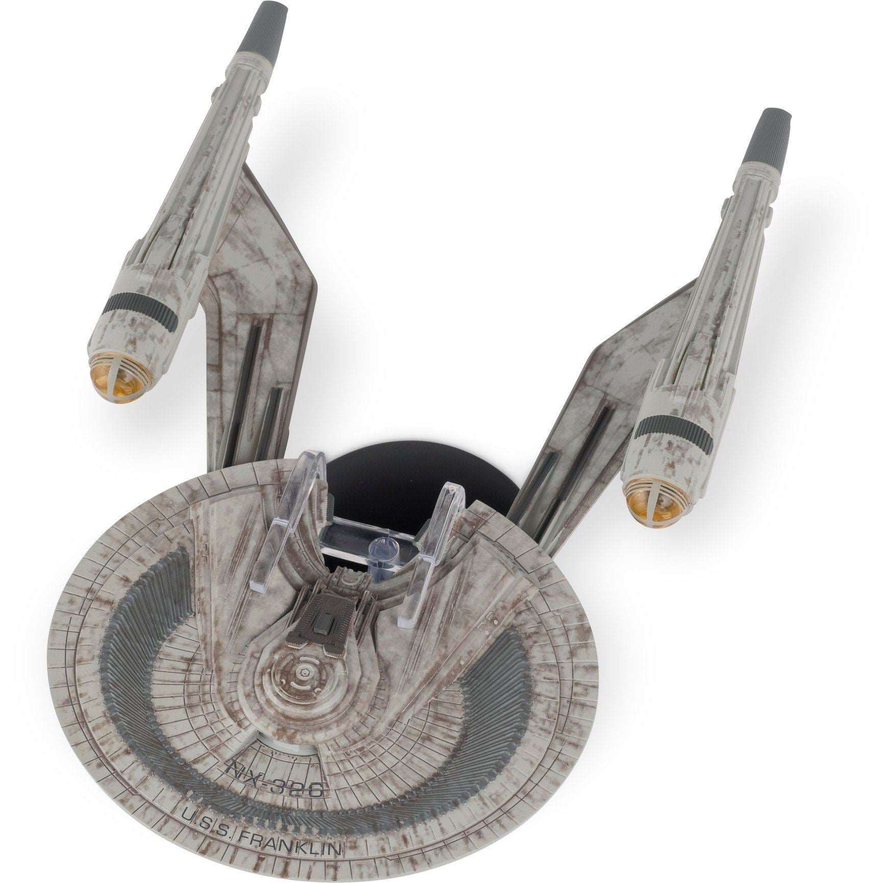 #08 U.S.S. Franklin NX-326 Model Die Cast Ship Eaglemoss Star Trek