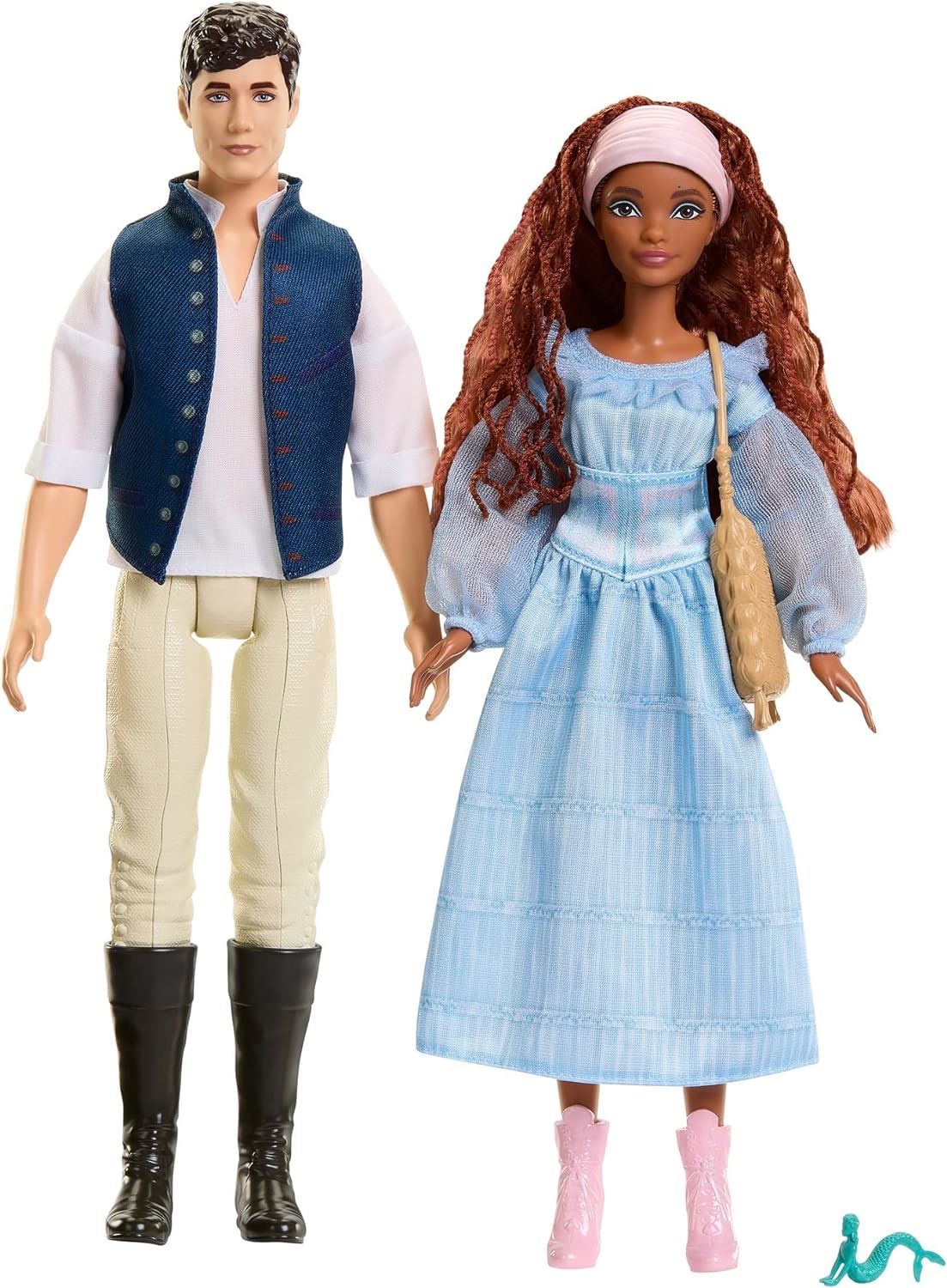 Disney Movie The Little Mermaid Ariel & Prince Eric 2 Fashion Dolls Set HLX14