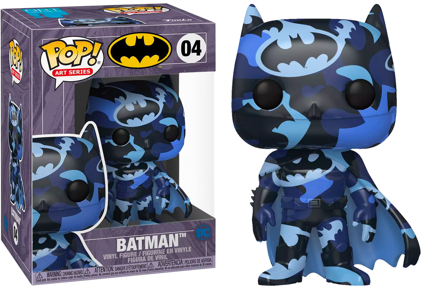 Funko POP! Batman #04 Black & Blue SE Art Series Vinyl Figure