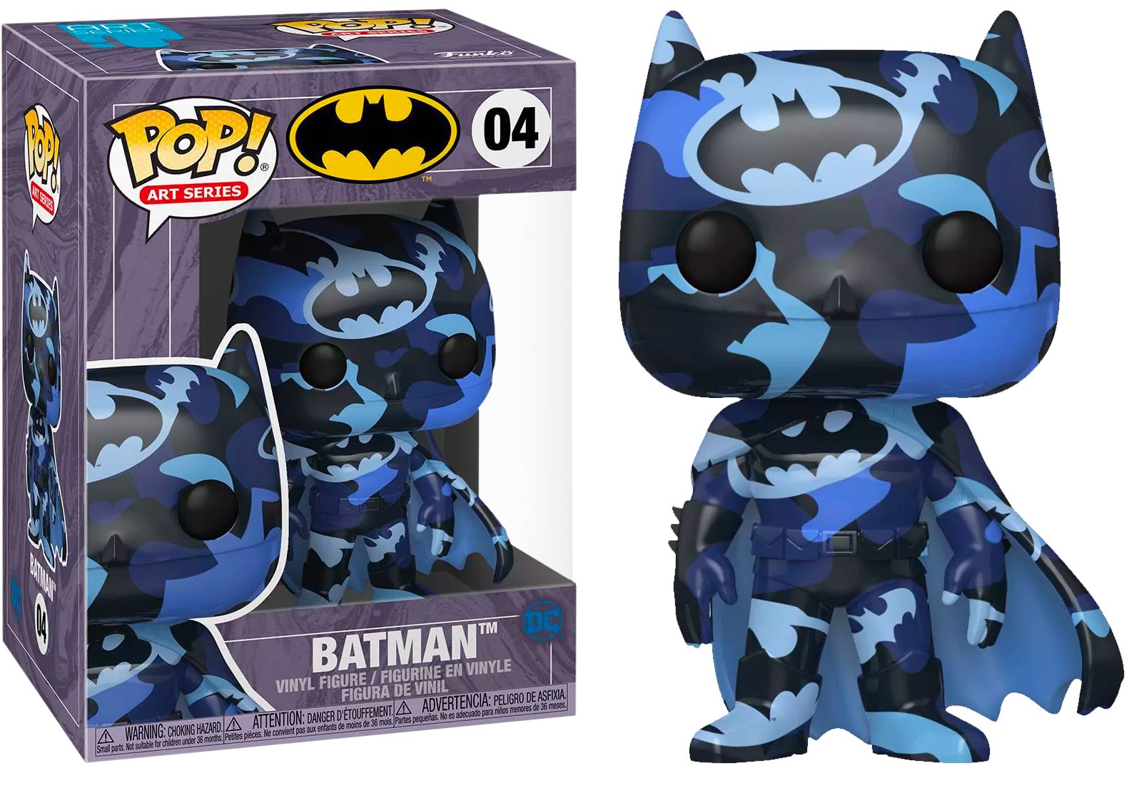 Funko POP! Batman #04 Black & Blue SE Art Series Vinyl Figure