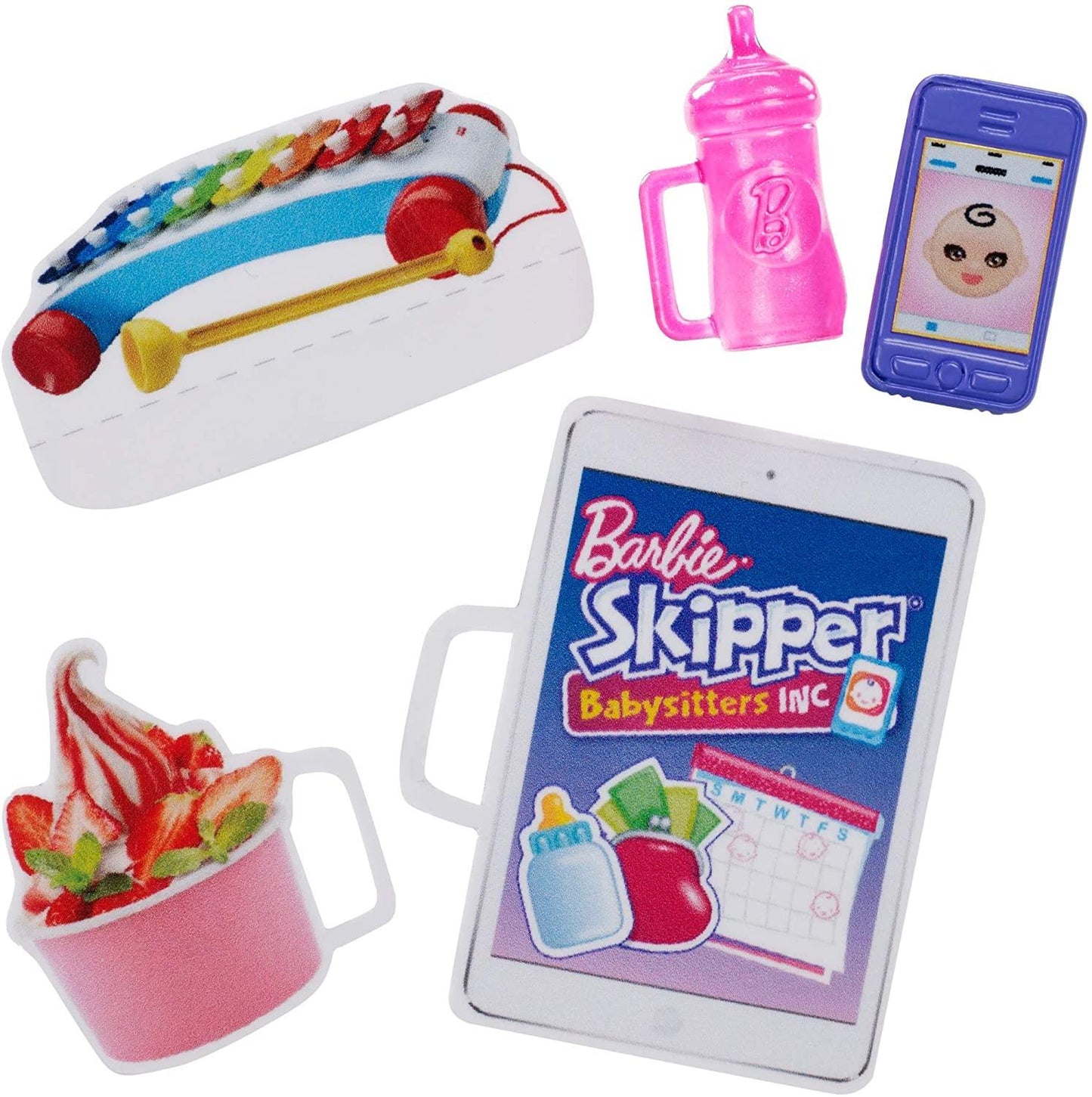 Skipper Babysitters Inc. (FXG92) BARBIE Doll Spotty Top Accessories