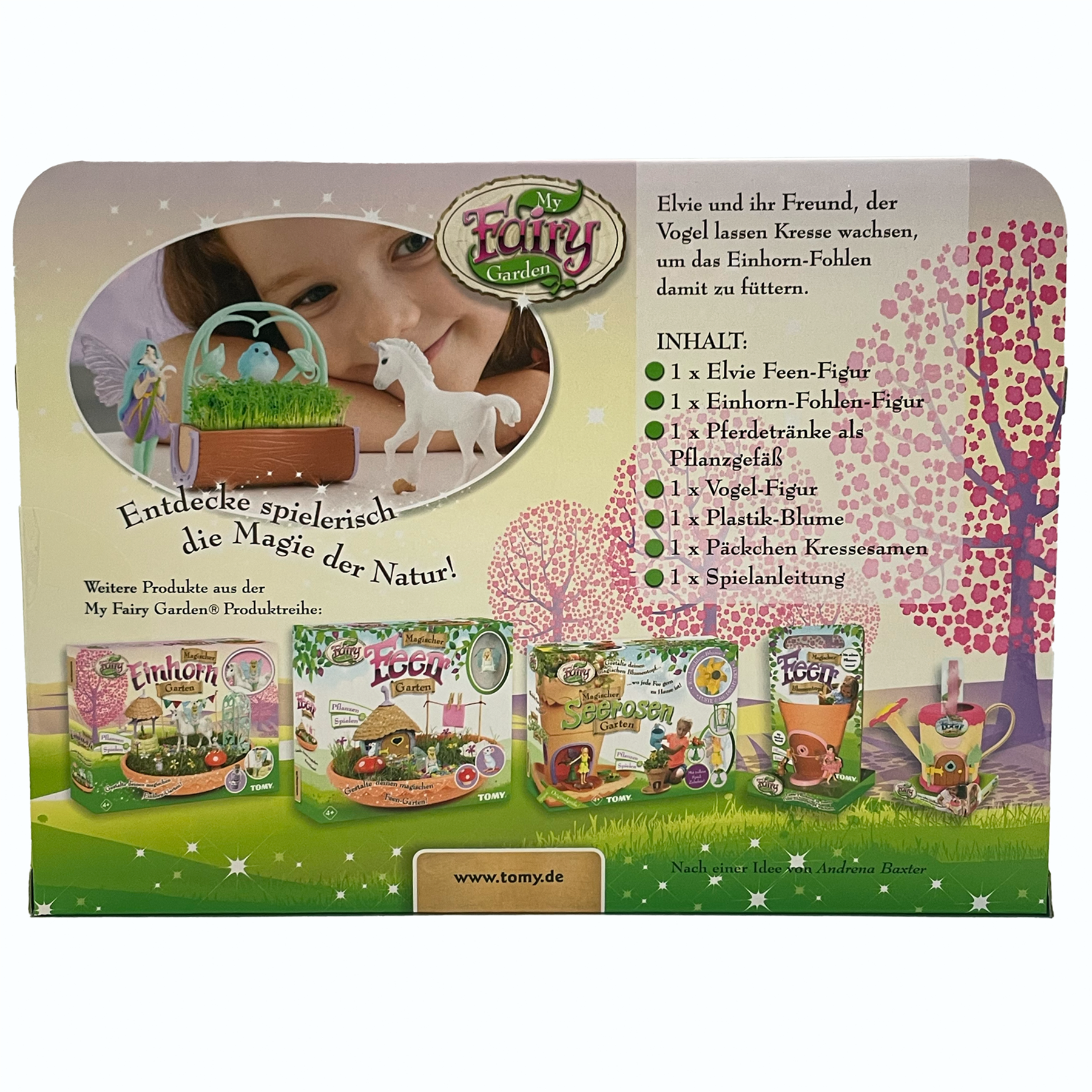GERMAN PACKAGING My Fairy Garden Woodland Door Toy Figure Waldland Feen-Tur
