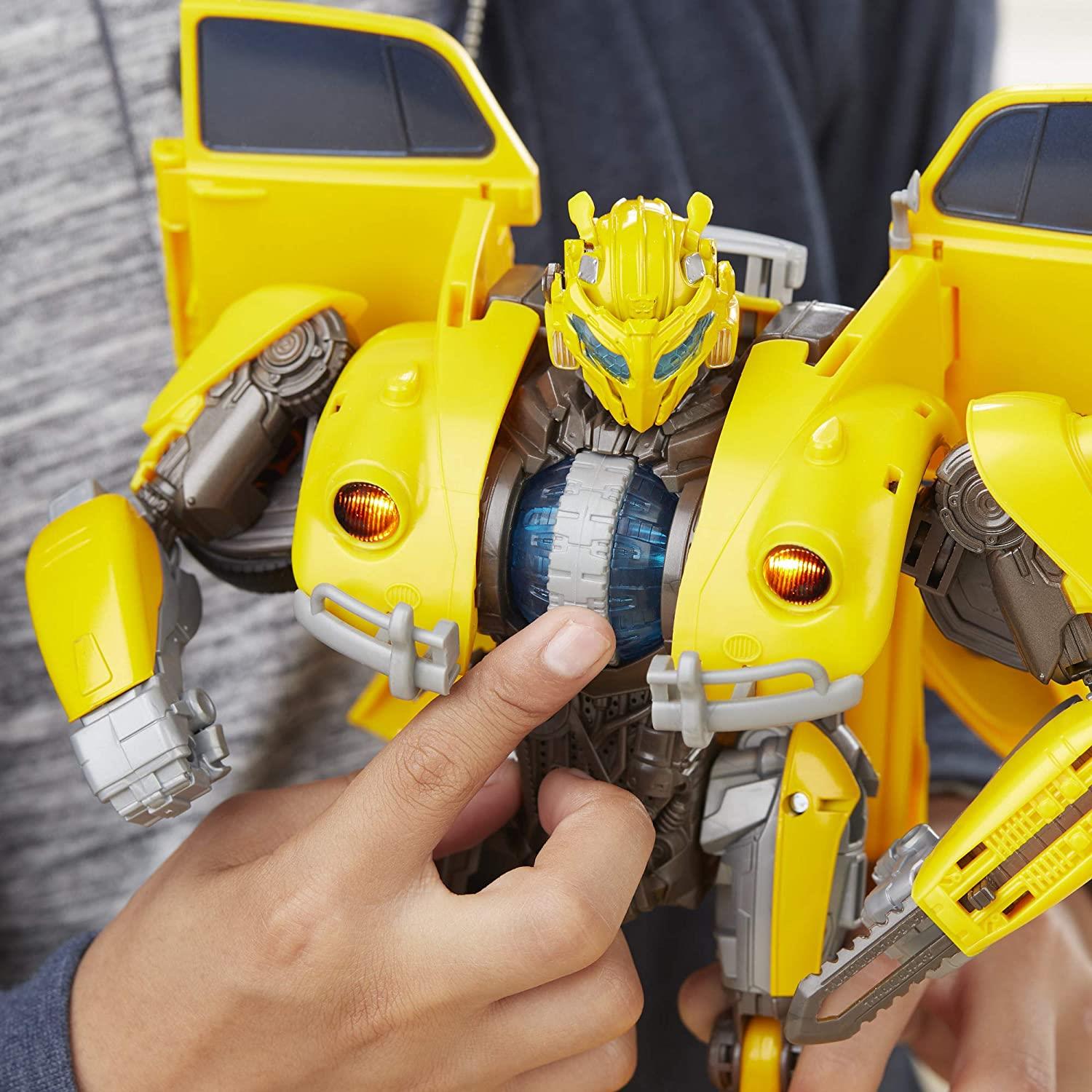 BUMBLEBEE Power Charge Transformers Transforming Action Figure Lights & Sounds