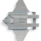 #68 Federation Attack Fighter Model Diecast Ship STDC068 (Eaglemoss / Star Trek)
