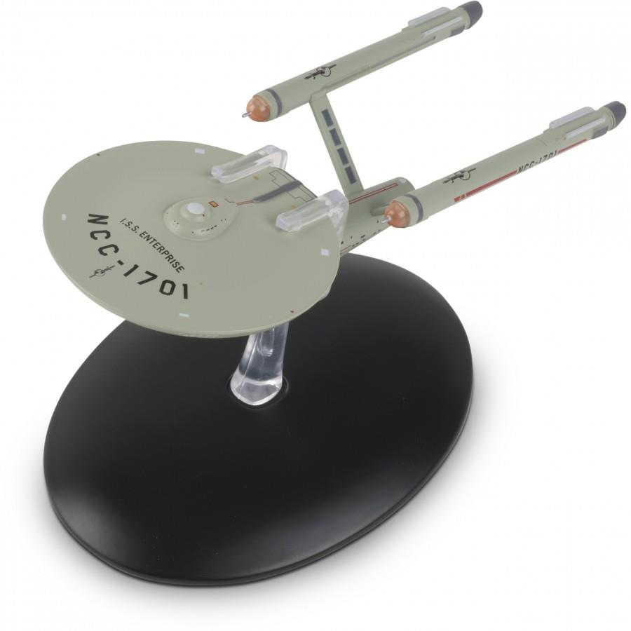 #01 I.S.S. Enterprise NCC-1701 (Mirror Issue M1) Model Die Cast Starship BONUS ISSUE (Eaglemoss / Star Trek)