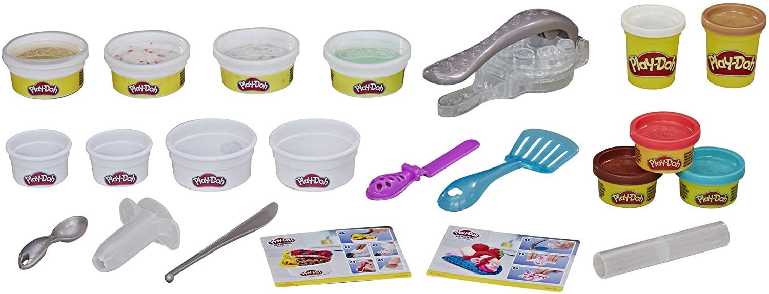 Rollzies Ice Cream Play-Doh Kitchen Creations Playset Modelling Clay