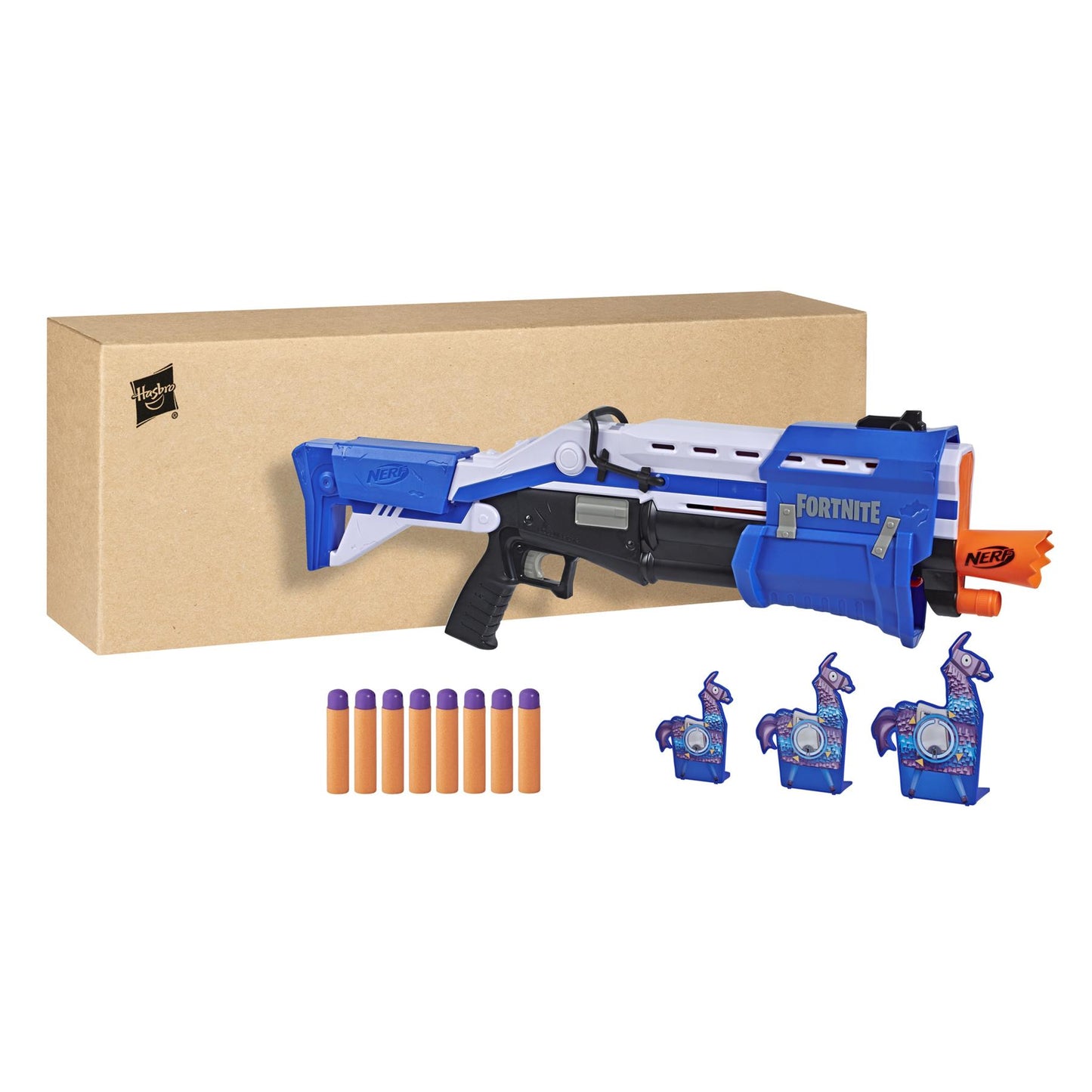 Nerf Fortnite TS-R Blaster Llama Target Pump Action Toy Gun Fire