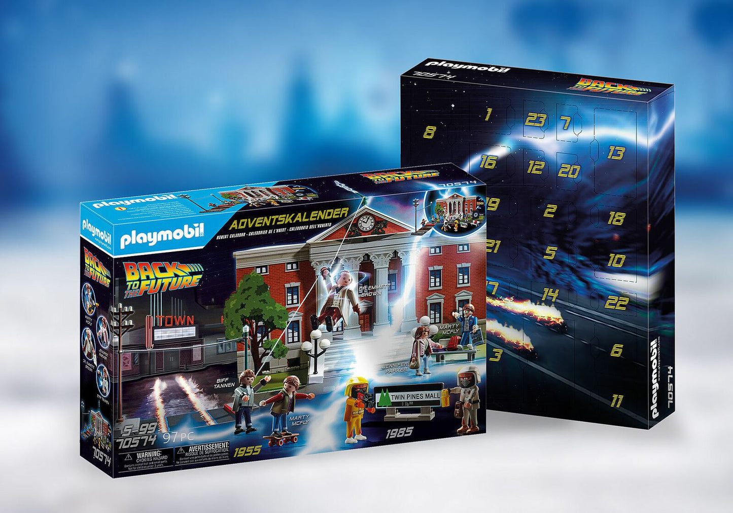 PLAYMOBIL Back to The Future Advent Calendar 97PC 70574