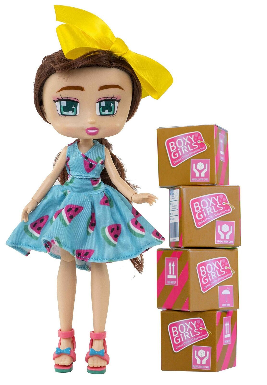 Boxy Girls BROOKLYN 20cm Fashion Doll and Accessories - Unbox Makeup, Shoes...