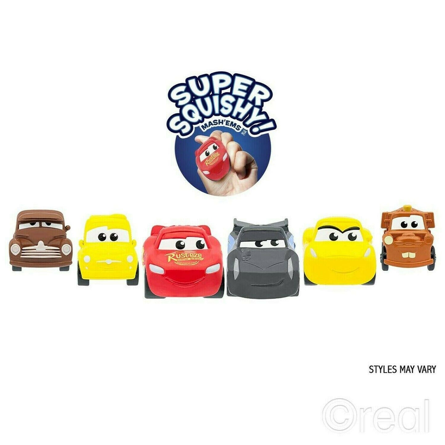 Disney Pixar's CARS 3 - 3 x MASH'EMS Sealed Capsule (Series 1) tech4kids