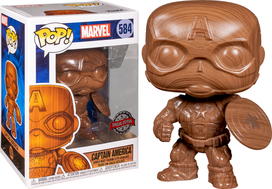 Captain America #584 SE Wood Deco Pop Vinyl (Marvel)