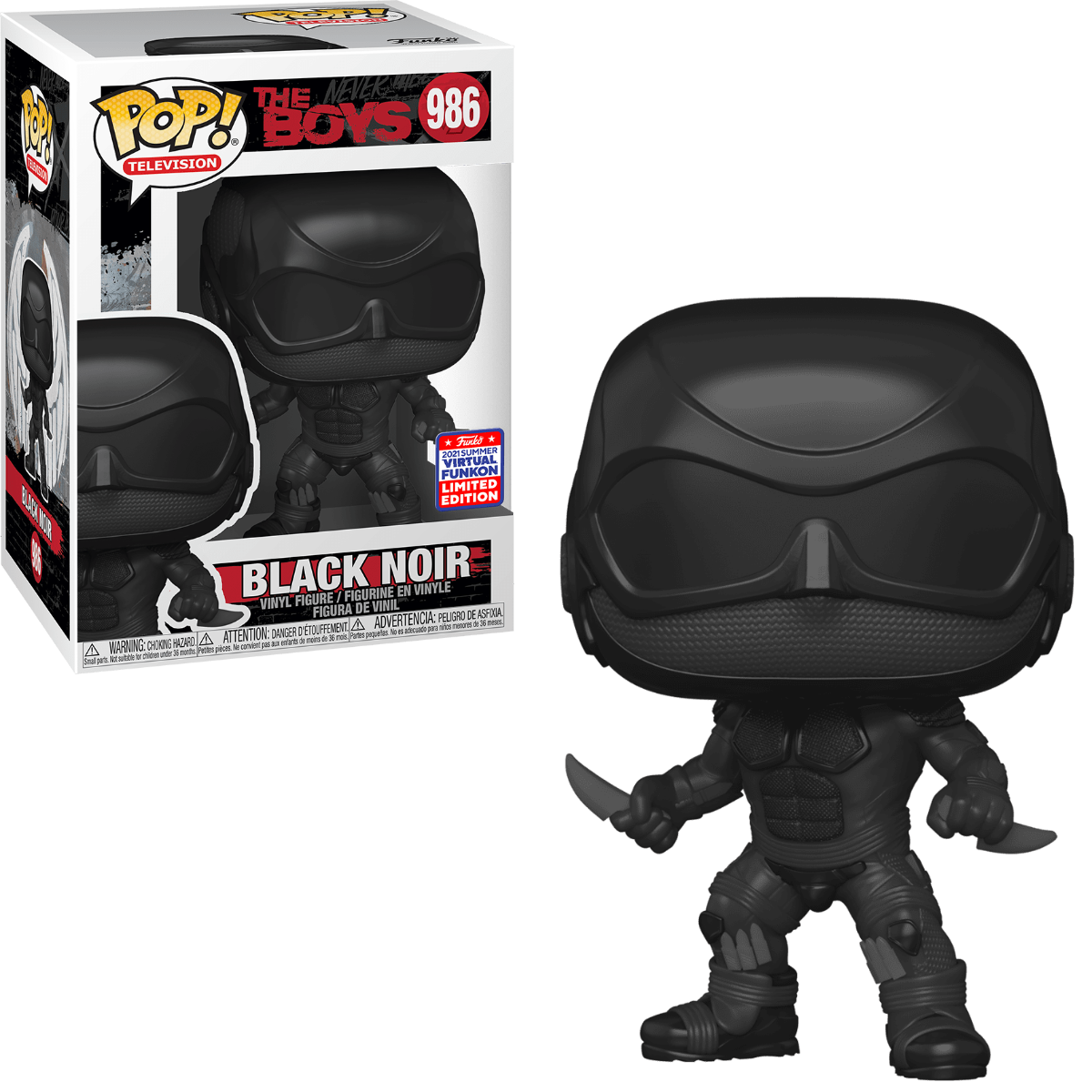 Funko POP! BLACK NOIR #986 Limited Edition The Boys Action Figure