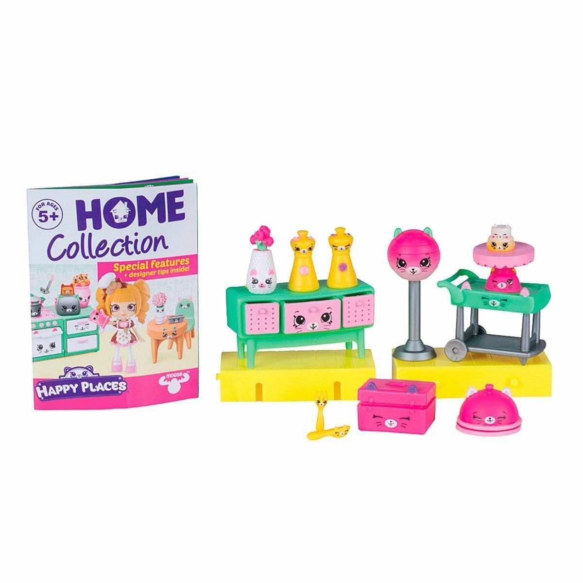 Shopkins Kitty Dinner Party Decorator's Pack 3 Mystery Petkins Official