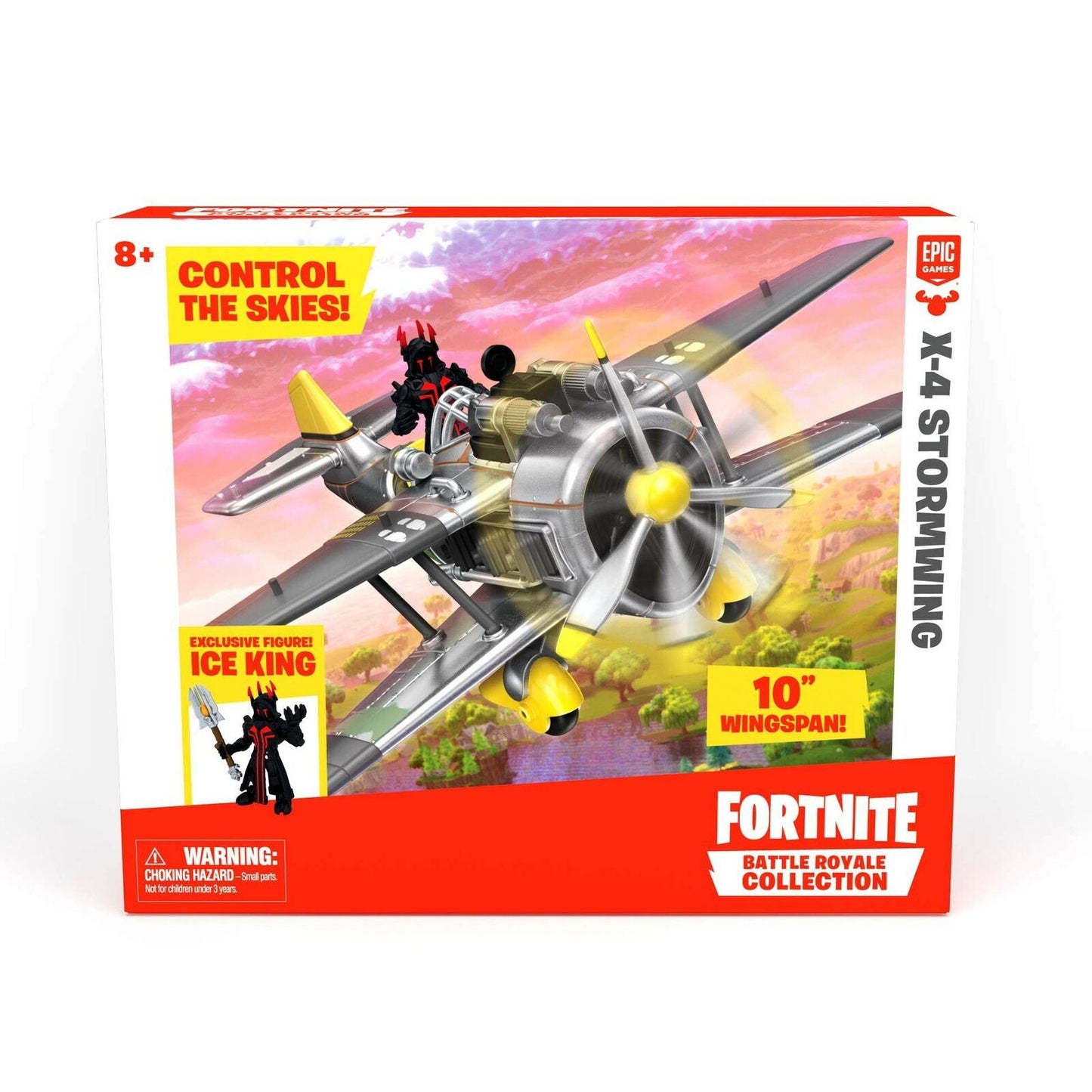 FORTNITE Battle Royale Collection X-4 STORMWING Plane & Ice King Playset