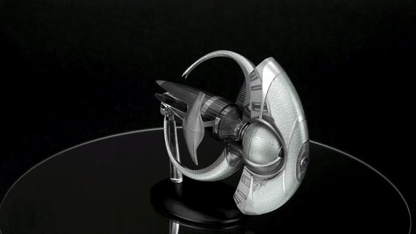 #07 Spock's Jellyfish Model Die Cast Ship Eaglemoss Star Trek